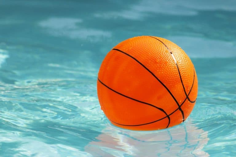 pool basketball ring